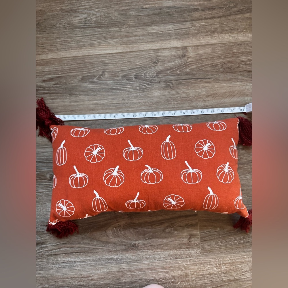 Orange Pumpkin Decorative Pillow